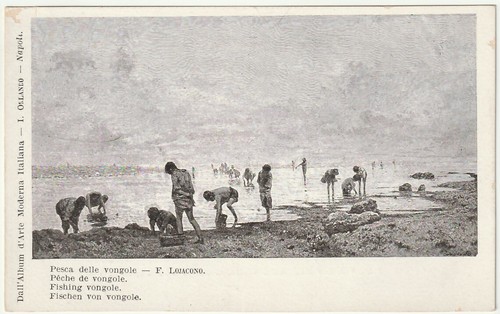 Pesca delle vongole f - delle,