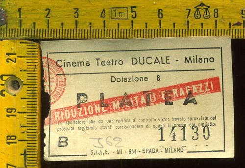 Biglietto anni teatro - biglietto,