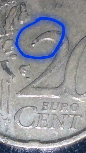 Moneta euro rara centesimi - rara, 20
