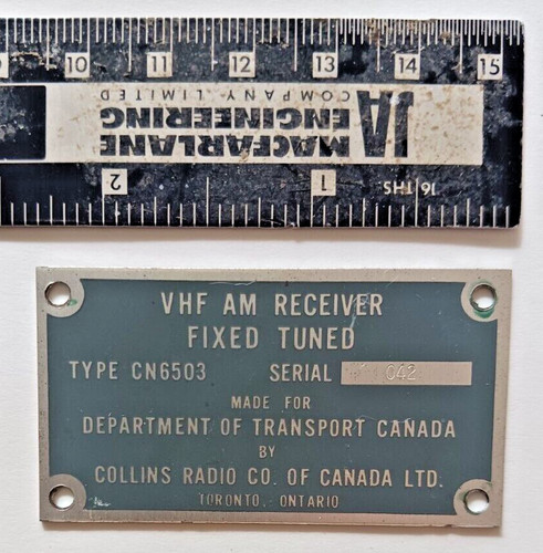 Collins radio vhf - vhf, am