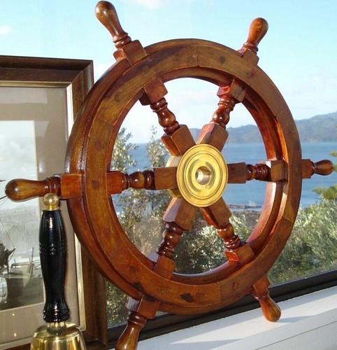 Volante nautica legno - volante,