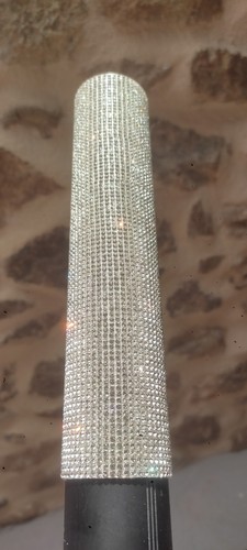 Custodia per microfono strass