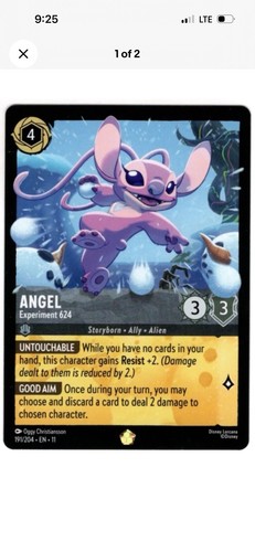Disney lorcana angel - disney,