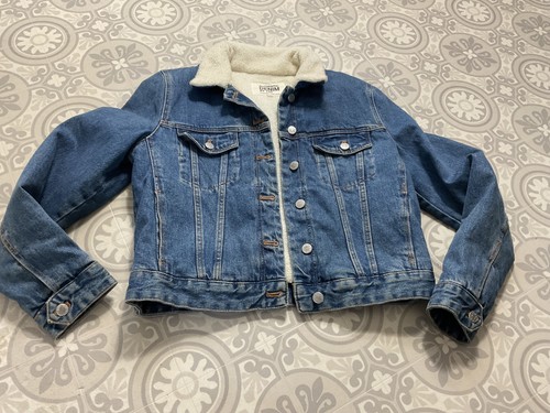 Zara trf giacca denim foderata - giacca,
