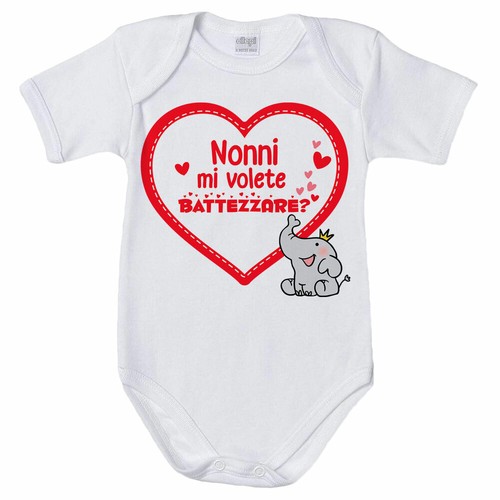 Body neonato personalizzabile