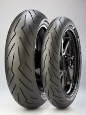 COPPIA GOMME MOTO PIRELLI DIABLO ROSSO III 120/70 ZR 17 W 190/55 ZR 17 W DOT2024