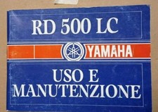 Yamaha Libretto Uso E Manutenzione Istruzioni Italiano RD 500 LC 1985
