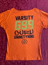 GURU +++ T SHIRT+TG L+++ ARANCIONE+++ORIGINALE 100%+STREET WEAR +++