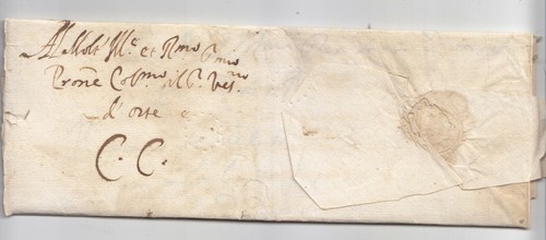 Ll592 antica lettera orte - lettera, da