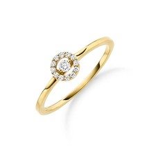 Anello In Oro Giallo 750 Con