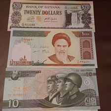 Banconote Mondiali Fior Di