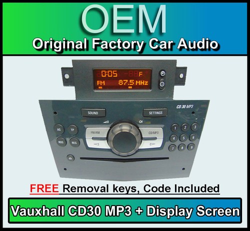 Vauxhall corsa cd30 lettore - cd30,