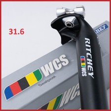 NOS RITCHEY WCS REGGISELLA NERO OPACO 31,6mm 1 BULLONE 400mm VINTAGE OLD CARBON