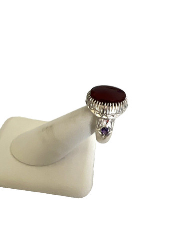 Anello uomo argento inciso - anello,