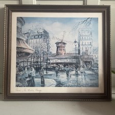 Stampa vintage Moulin Rouge