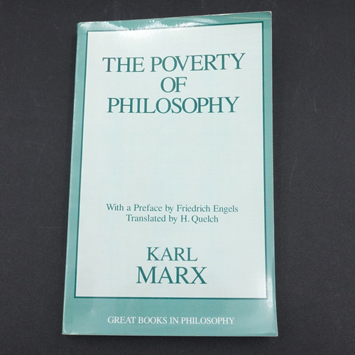 The poverty philosophy karl - philosophy,