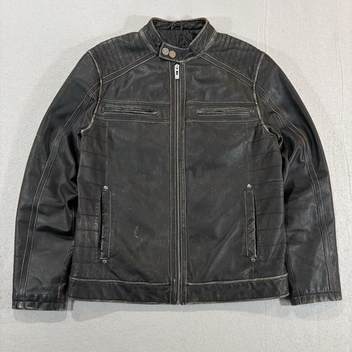 Guess giacca pelle uomo cafe - pelle,
