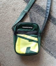 Borsa Borsetta Pochette Marsupio Porta Tutto Originale LAMBRETTA In Vera Pelle