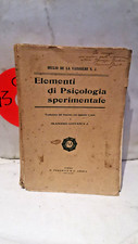 DE LA VAISSIERE, Elementi di Psicologia sperimentale dedica autografo