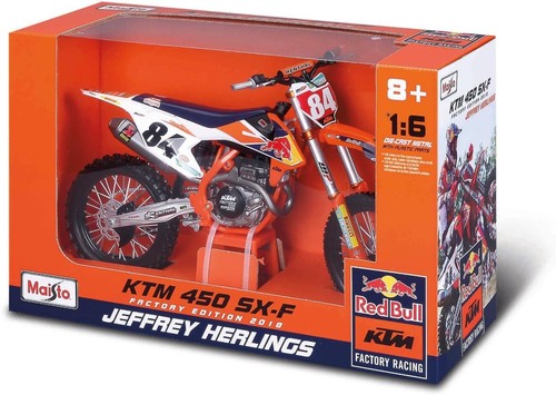 Maisto red bull ktm - red, supercross