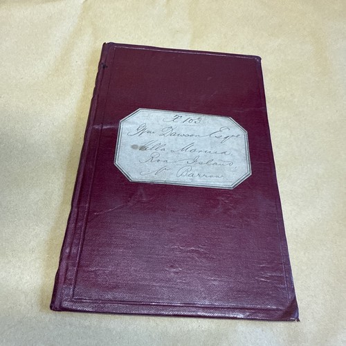 Antique ledger cash book - cash, bank