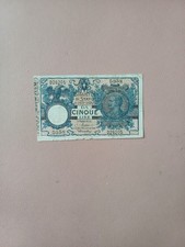 BANCONOTA 5 LIRE REGNO