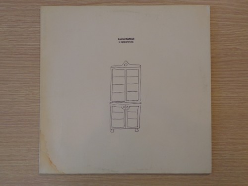 Lucio battisti apparenza lp - battisti, l'apparenza