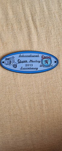 Placca vespa plakette - placca,