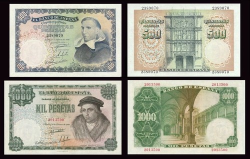 Facsimil billetes 500 1000 - facsimil,