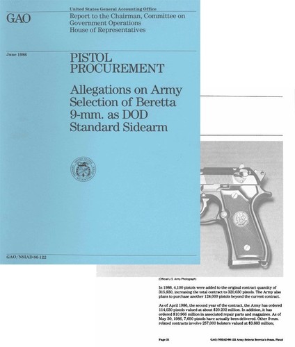 Beretta 1986 9mm allegations - beretta,