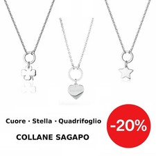 Sagapo Collana Donna Acciaio