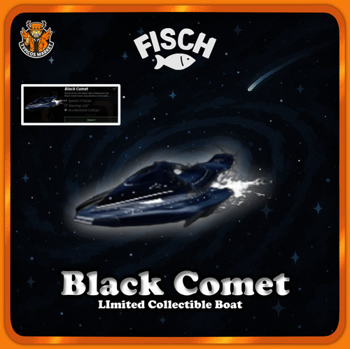 Fisch black comet barca - [fisch],