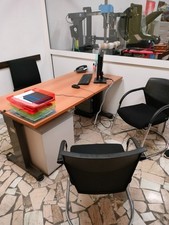 SCRIVANIA UFFICIO COMPLETA CON SEDIA OPERATORE E SEDIE PER CLIENTE