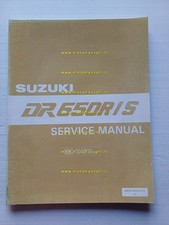 Suzuki DR 650 R-S 1993 manuale officina INGLESE originale