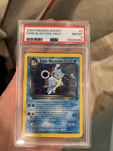 Dark blastoise holo psa 8 - dark,