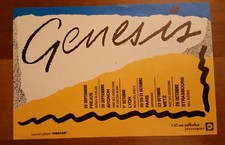  GENESIS VERY RARE ORIGINAL FLYER ABACAB TOUR FRANCE 1981 PHIL COLLINS RUTHERFOR