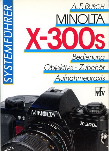 Manuale minolta 300s - manuale, x-300s