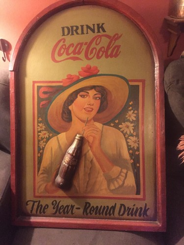 Insegna legno coca - legno, cola
