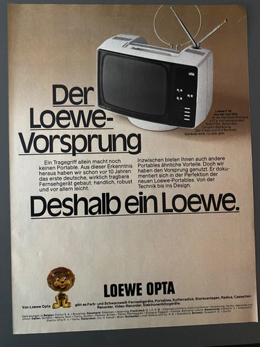Televisore portatile loewe - televisore,