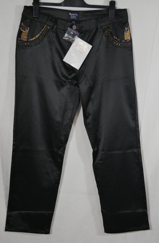 Pantalone donna elegante raso
