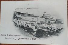cartolina PANORAMA DI ABETO UMBRIA MISTRA' Di Vino Superiore G. Martorelli 1909