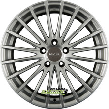 4x Mak Fatale argento 8x18 ET35 - LK5/112 ML66,6 cerchio alluminio