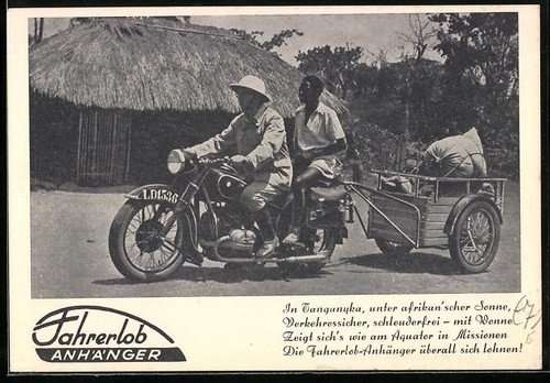 Moto bmw con rimorchio lode - moto,