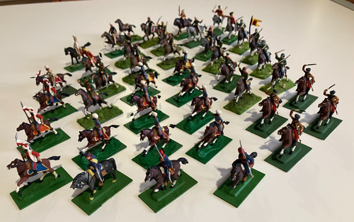 Lot toy soldiers painted - lot, 42