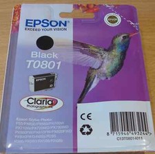 EPSON HUMMINGBIRD T0801 NERO - Serie Colibrì