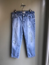 Jeans ZADIG & VOLTAIRE Elios Destroyed Boyfriend blu taglia:26
