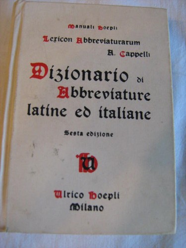 Dizionario abbreviature - dizionario,