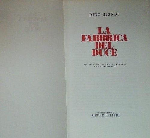 Dino biondi fabbrica - biondi,