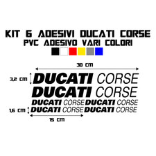 Kit Adesivi 6 pezzi DUCATI