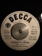 Rolling Stones 45 Giri Juke